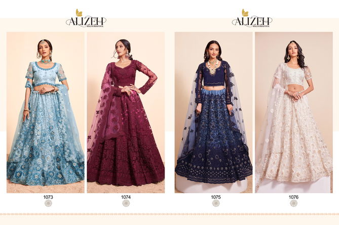 Bridal Heritage Vol 4 By Alizeh 1073 To 1076 Lehenga Choli Wholesale Market In Surat